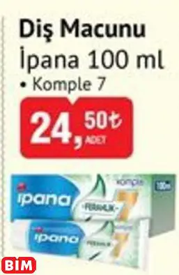 İPANA DİŞ MACUNU İPANA DİŞ MACUNU